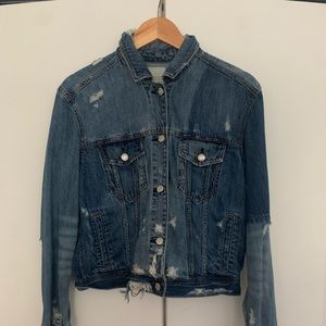 Distressed American Eagle Jean jacket